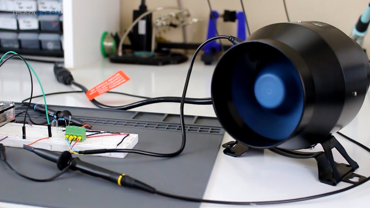 How to control TerraBloom ECMF series EC fans using Raspberry Pi - PWM/0-10V speed controller