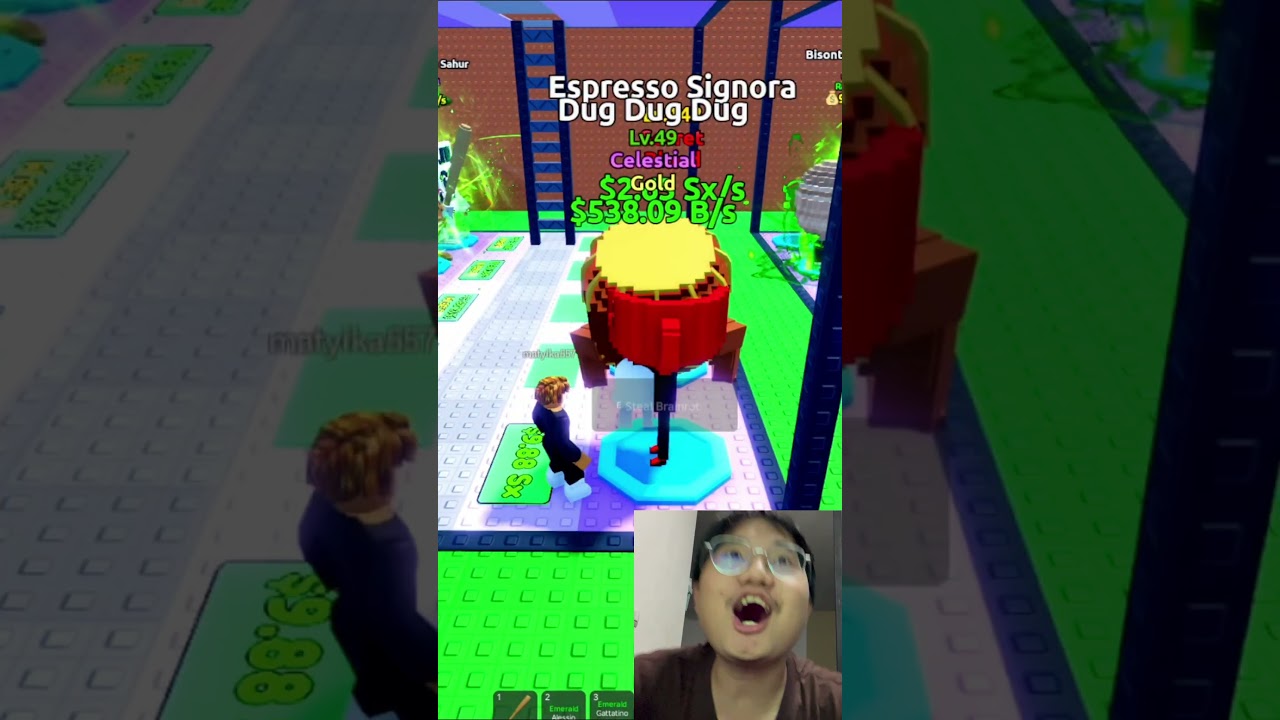 I found the RAREST 1 in 100 Quadrillion Infinity Brainrots...  #roblox #robloxedit #escapetsunami