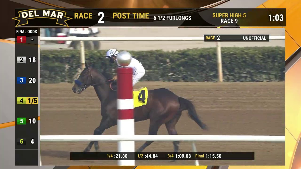 Life Is Good wins race 2 at Del Mar 11/22/20