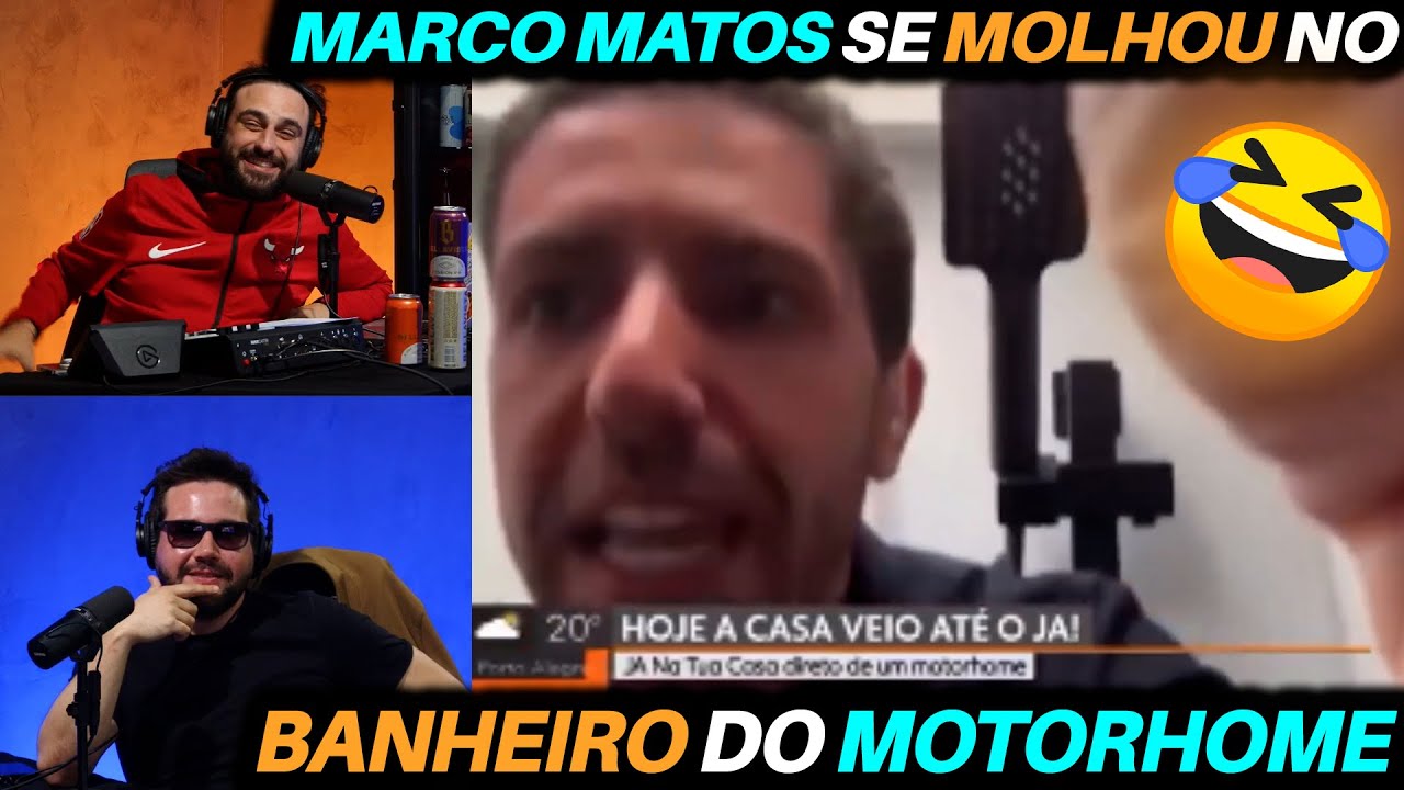 MARCO MATOS se molhou no banheiro do MOTORHOME 🚐😂