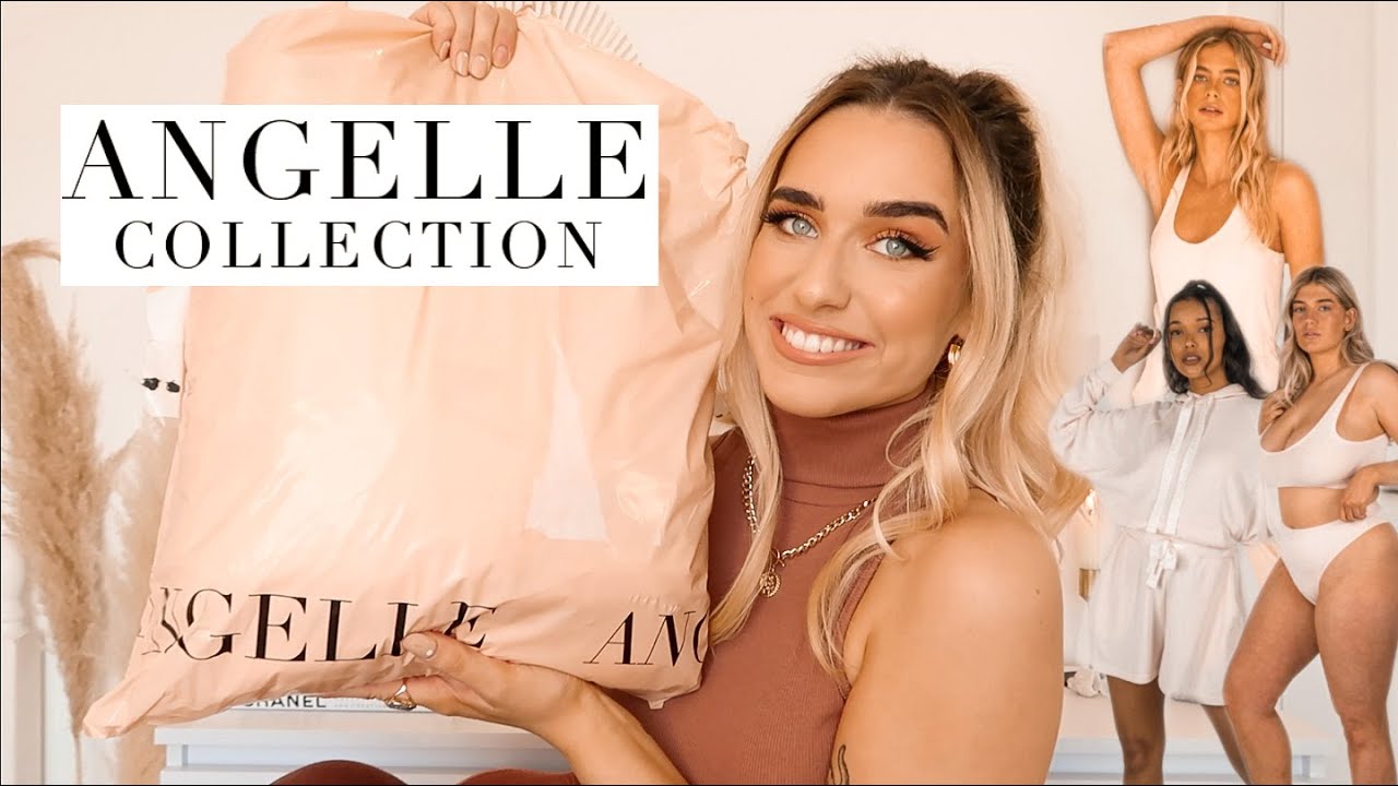 HUGE ANGELLE COLLECTION *TRY ON* HAUL!!! loungewear pieces you NEED!! || Talia Rose