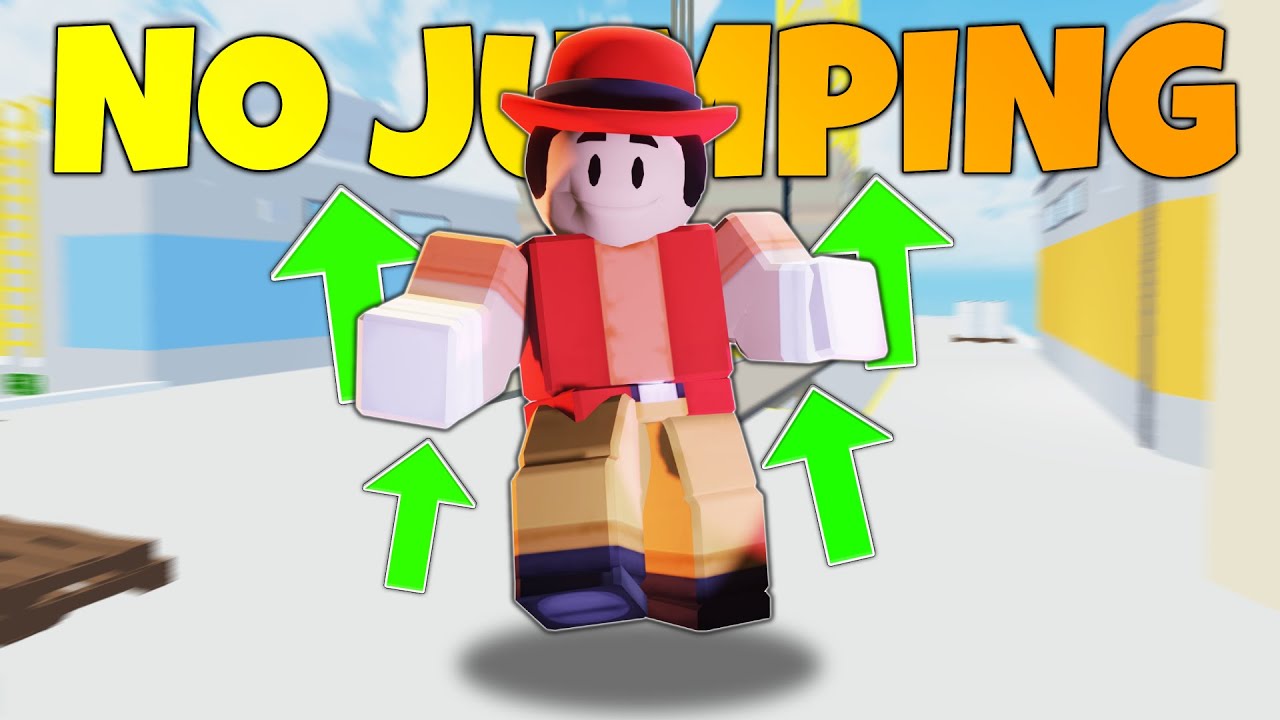I did the NO JUMPING CHALLENGE.. (Roblox Arsenal)
