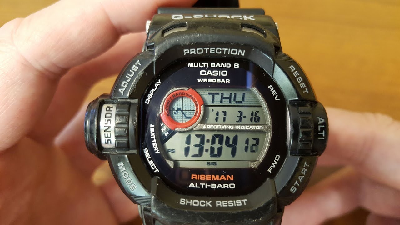 Casio G-Shock GW-9200-1ER RISEMAN - recenzja, przegląd funkcji, porównanie i ustawienia [PL]