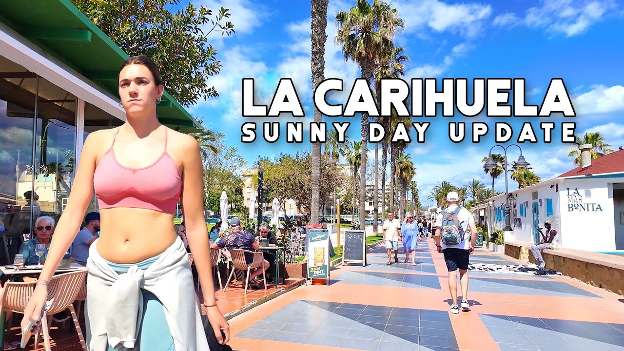 La Carihuela Torremolinos Spain Sunny Day April 2025 Update Costa del Sol Walk | Málaga [4K]