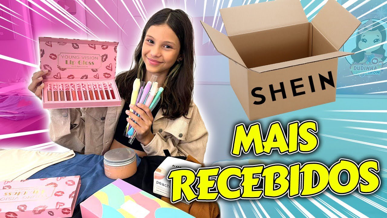 MAIS RECEBIDOS MARAVILHOSOS DA SHEIN. ROUPAS DA SHEIN | Dudinha Show