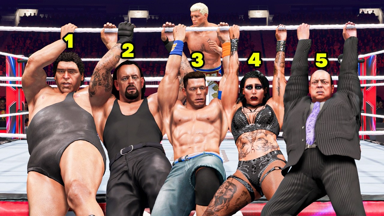WWE 2K Royal Rumbles that get increasingly more insane