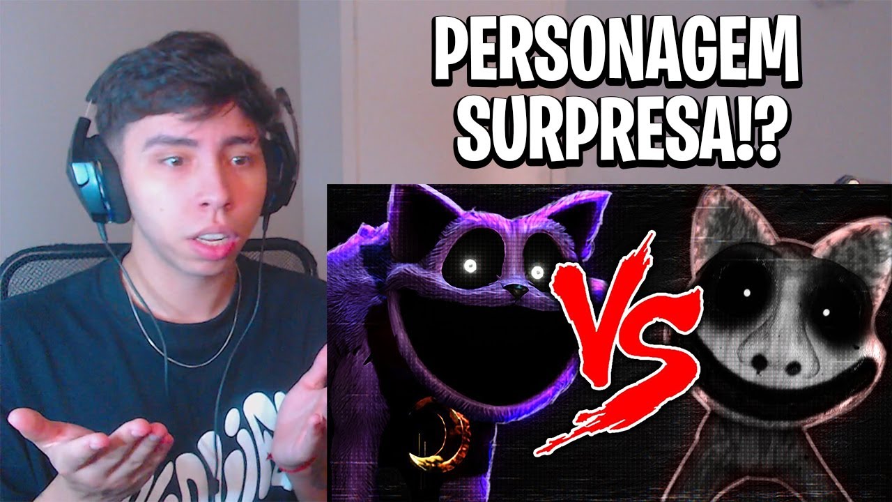 REACT Catnap (Poppy Playtime 3) Vs. Smile Cat (Zoonomaly) - Batalha de Rap