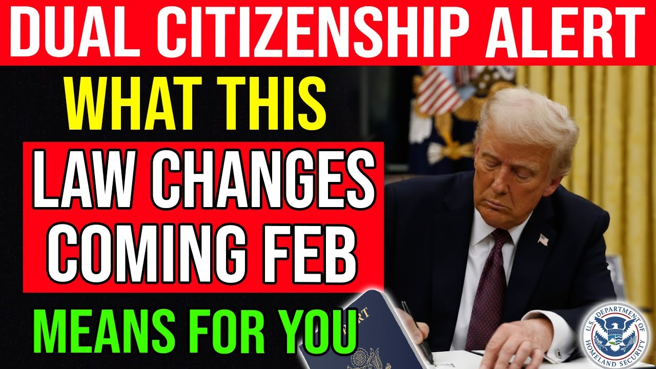 ALERT! February 2026 Dual Citizenship Law Changes — What Will This Mean for You?
