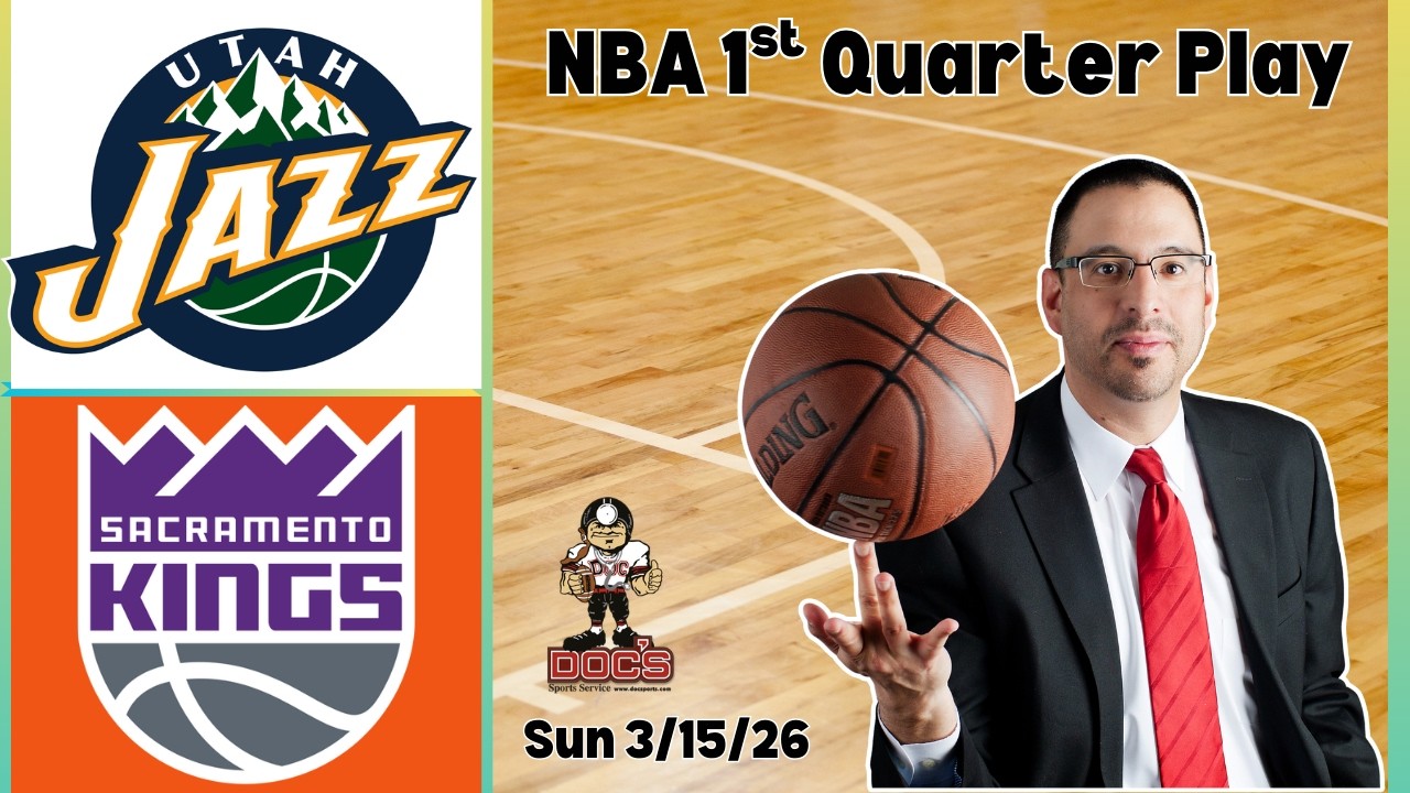 Jazz vs Kings | NBA First Quarter | Raphael's NBA Betting Picks & Predictions | Sunday 3/15/26