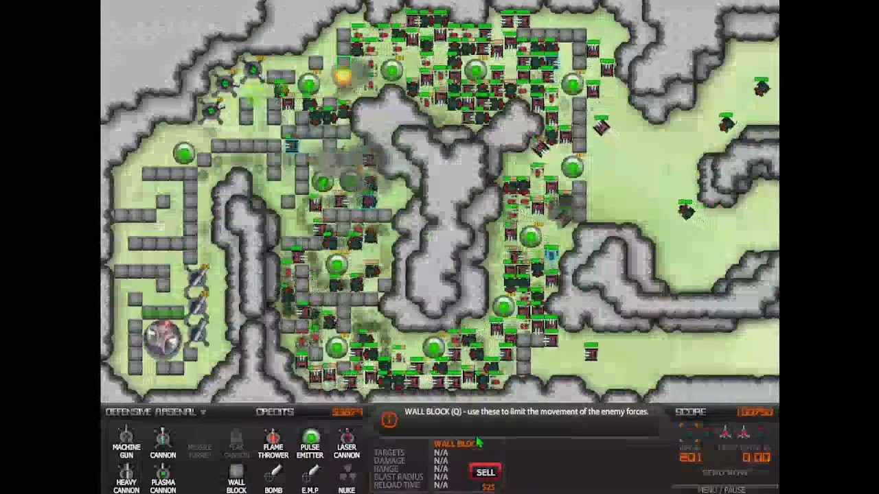 Warzone Tower Defense EX - Canyon Warfare Wave 1 - 300+ - ground only/accelerated play