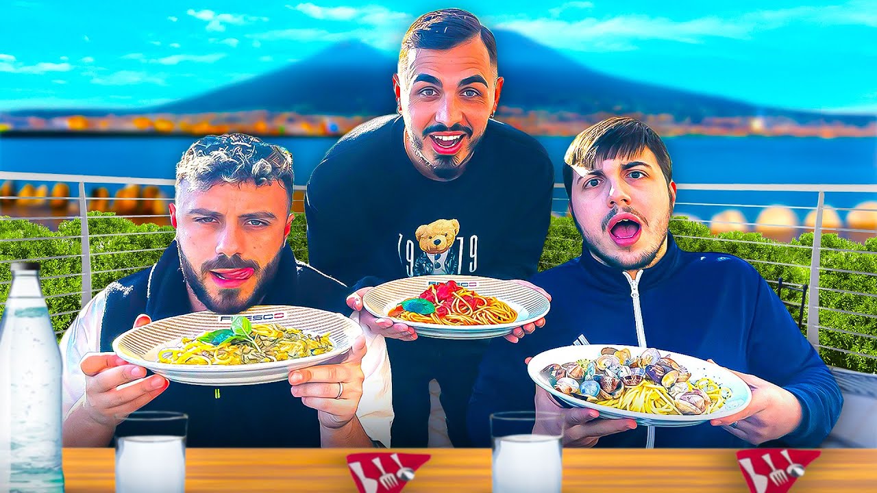🇮🇹 4 napoletani a pranzo sul Lungomare più bello d'Italia ma succede...