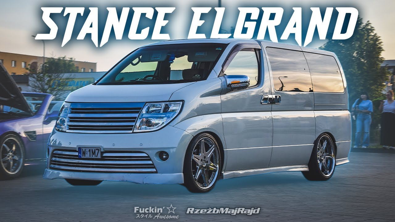 We made JDM Van Nissan Elgrand STANCE 3.5 v6 Big service custom exhaust