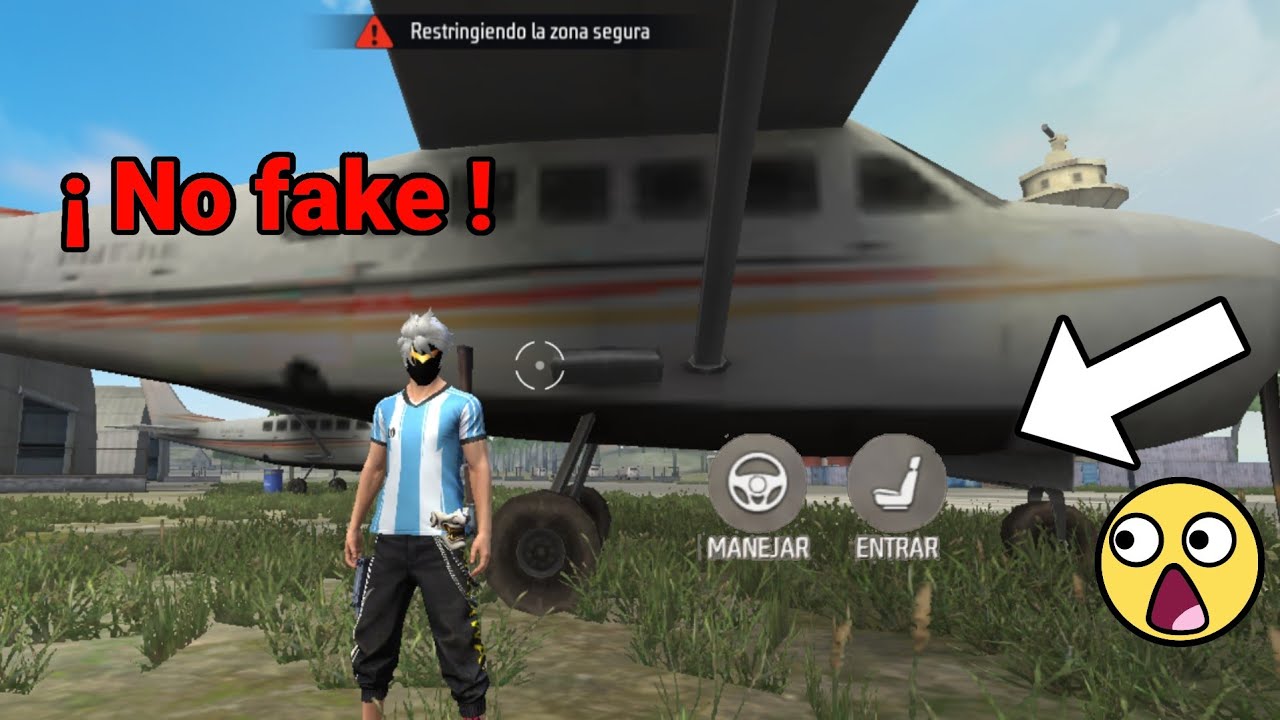 Como conducir el avión de free fire (NO ES FALSO)🔥
