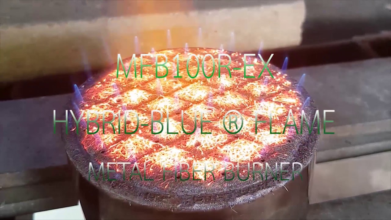 HYBRID ® FLAME METAL FIBER BURNER