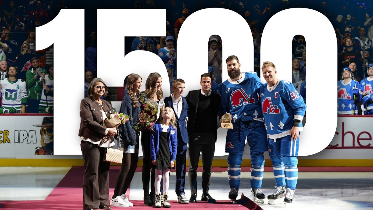NHL Legend Brent Burns Celebrates his 1500th NHL Game