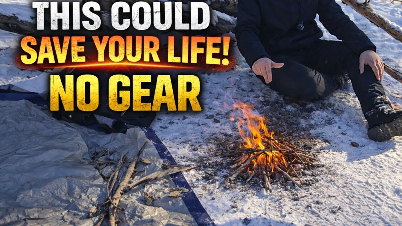 How to Start a Fire in Winter With Only a Lighter