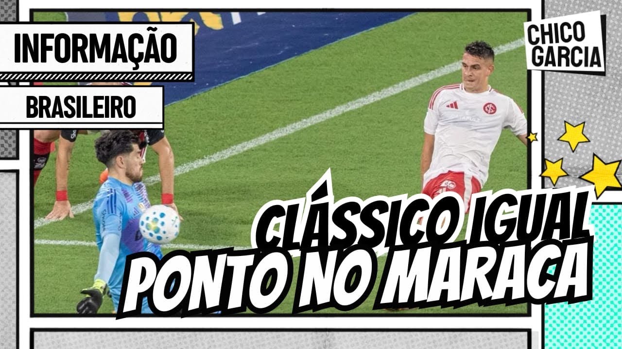BRASILEIRO: INTER SEGURA O FLA, SAN-SÃO FICA IGUAL, VERDÃO GOLEIA E BRAGA É LÍDER