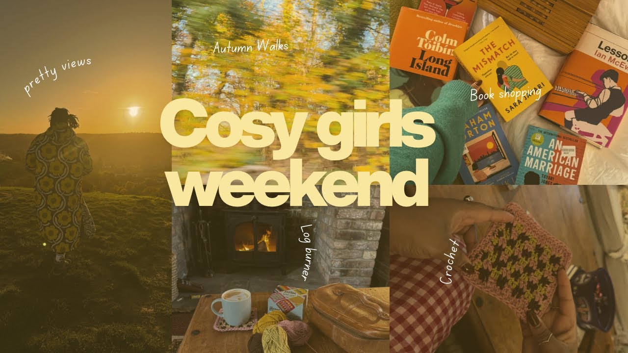 SPEND THE WEEKEND WITH ME | COSY COTSWOLDS VLOG + A LITTLE CROCHET