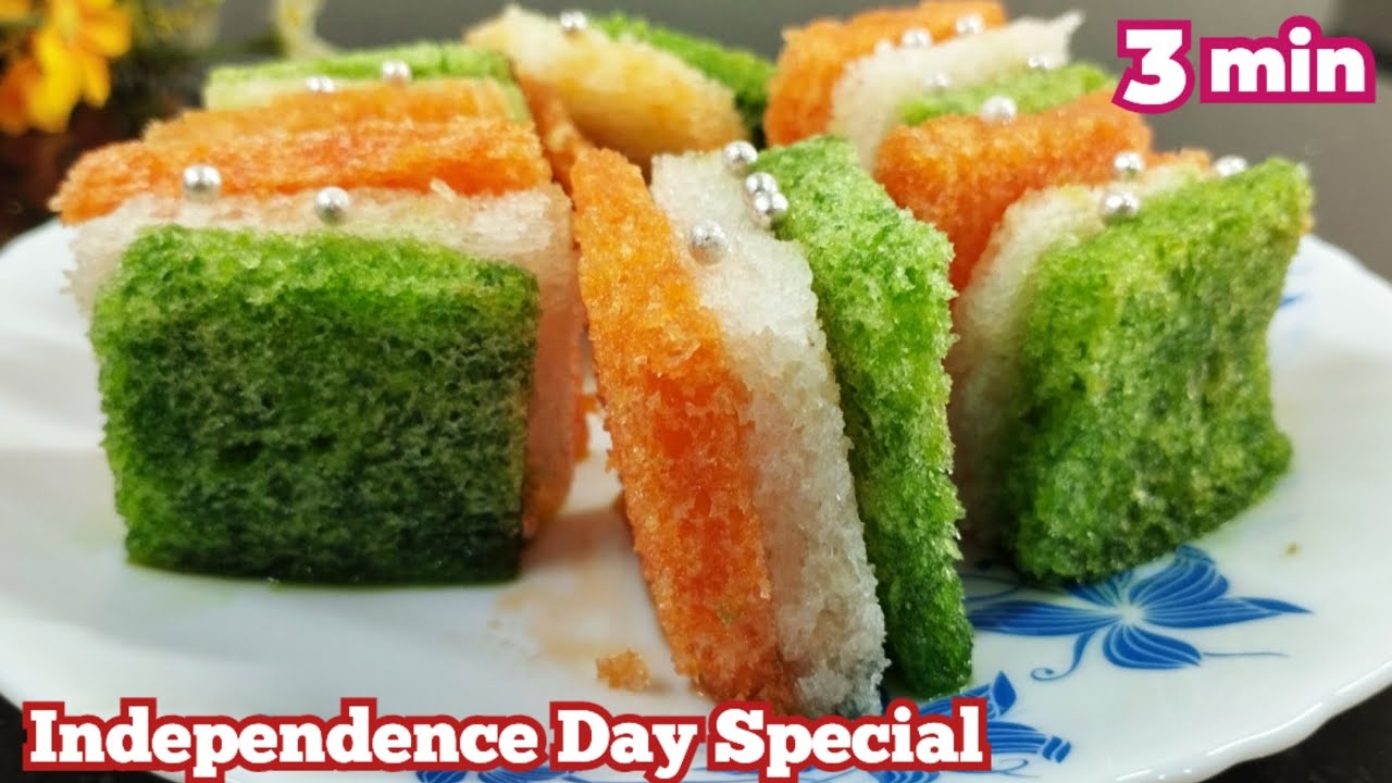 Easy Tri Colour Food Recipe |3 Min School Competition Recipe |Two Ingredients Quick Recipe 