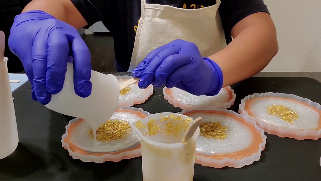 EP 01 - Making Epoxy Resin Coasters For The First Time! | Epoxy Resin Art | Resin Art For Beginners