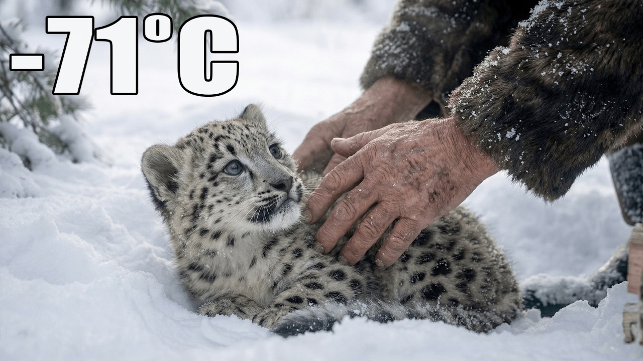 ❄️🐆 Surviving -71°C: The Man Who Saved a Snow Leopard Cub From Certain Death.