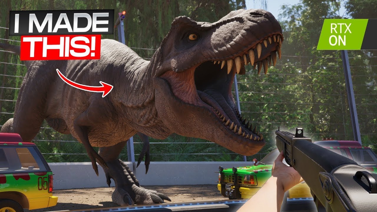 I Made the Best JURASSIC PARK Game and DESTROYED my PC!