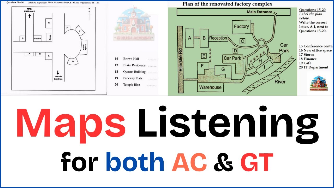 ielts listening map | cambridge 20 listening test 3