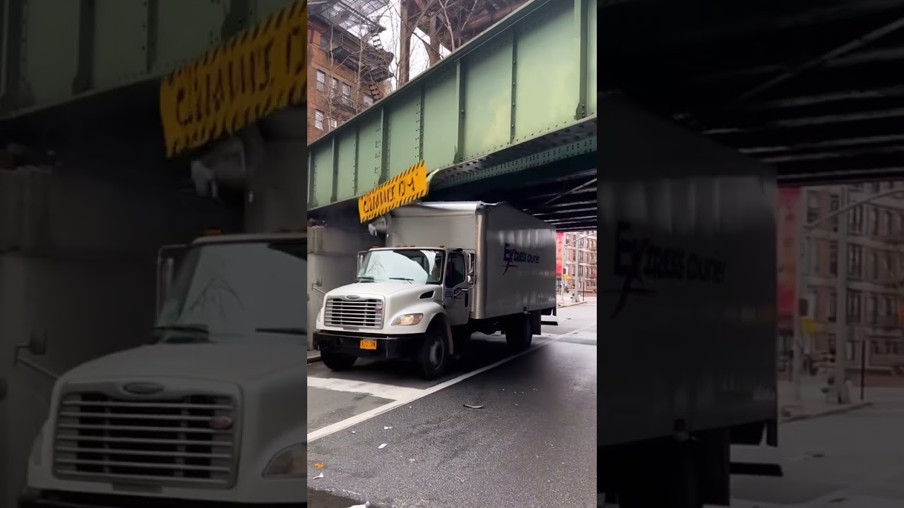 Je filme le moment o&ugrave; le camion se fait ouvrir le toit en pleine route