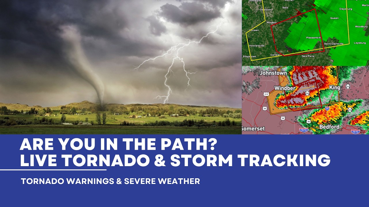 🔴 LIVE: Tracking Severe Storms & Tornadoes Across the U.S.