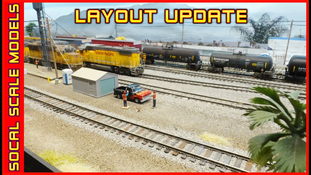 Layout Update | Fences and Painting Ties plus More