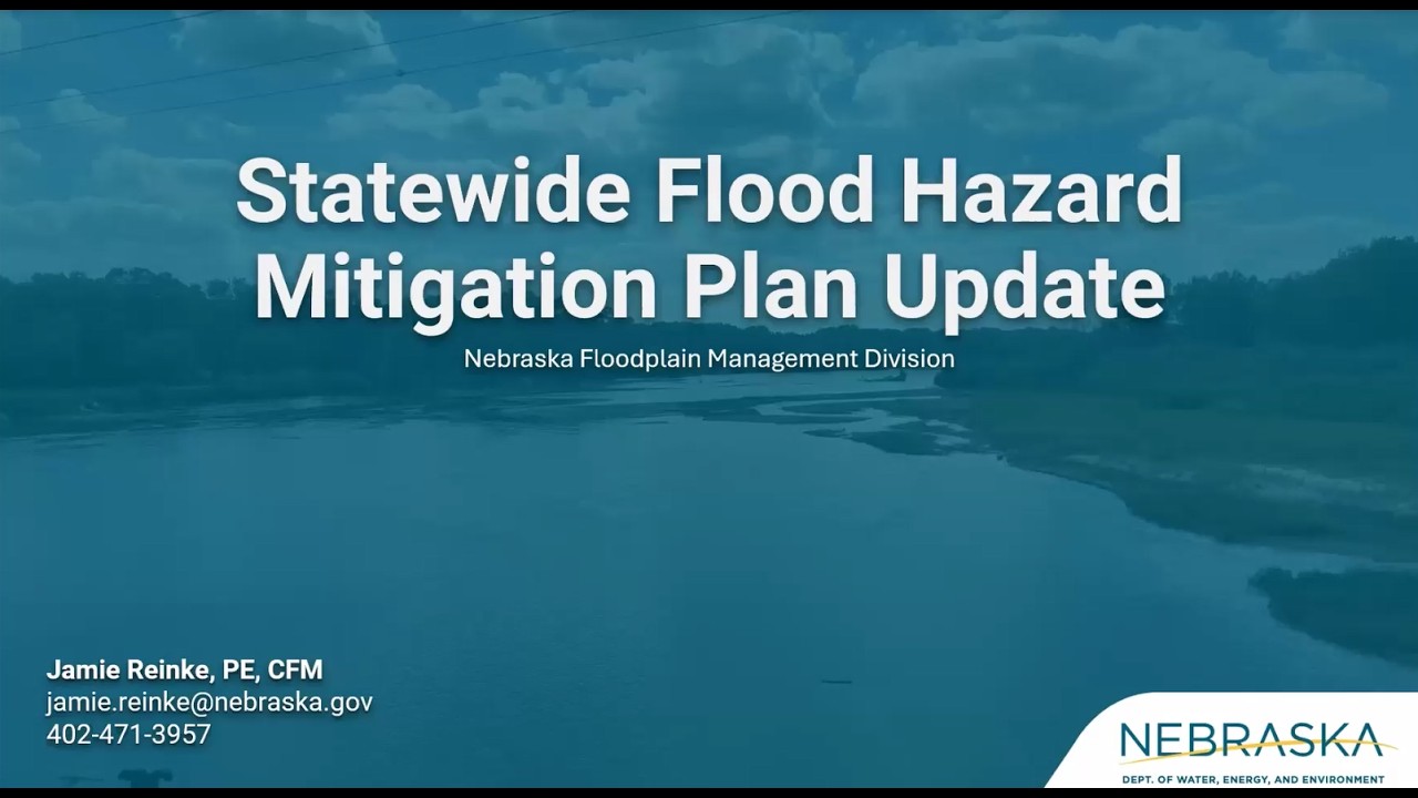 2026 Nebraska Statewide Flood Hazard Mitigation Plan Kick-off Meeting