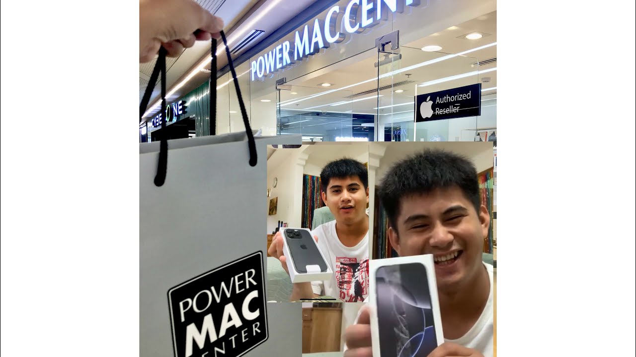UNBOXING IPHONE 16 PRO BLACK TITANIUM 256gb by POWER MAC CENTER