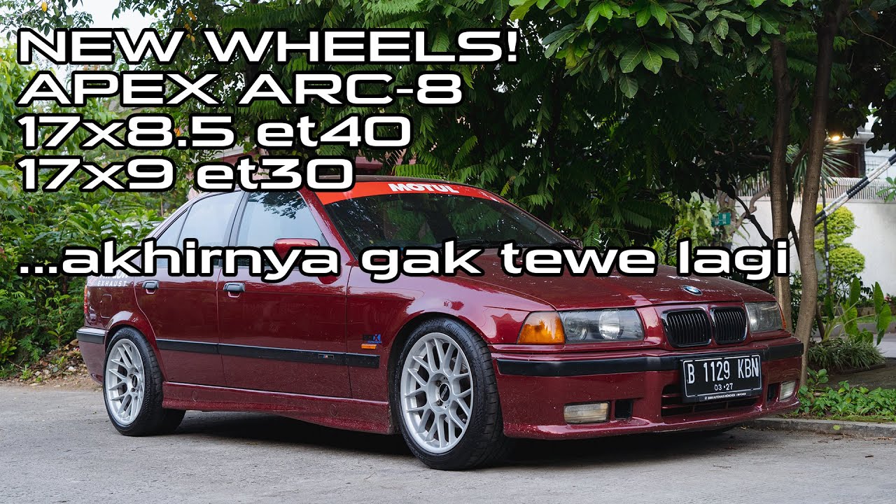 [ Car Vlog ] New wheels APEX ARC-8 for E36 + Bebongkar