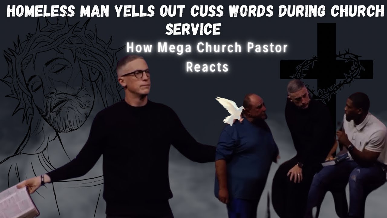 Love Over Judgement: When a Homeless Man Visits a Mega Church and swears out loud! #fyp