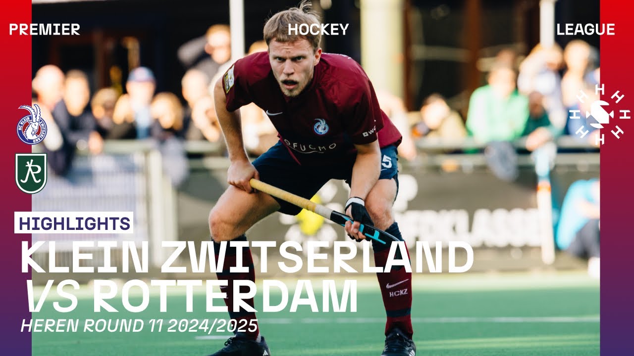 Klein Zwitserland - Rotterdam 🏑 Tulp Hoofdklasse Heren ‘24/’25 RONDE 11 | Samenvatting