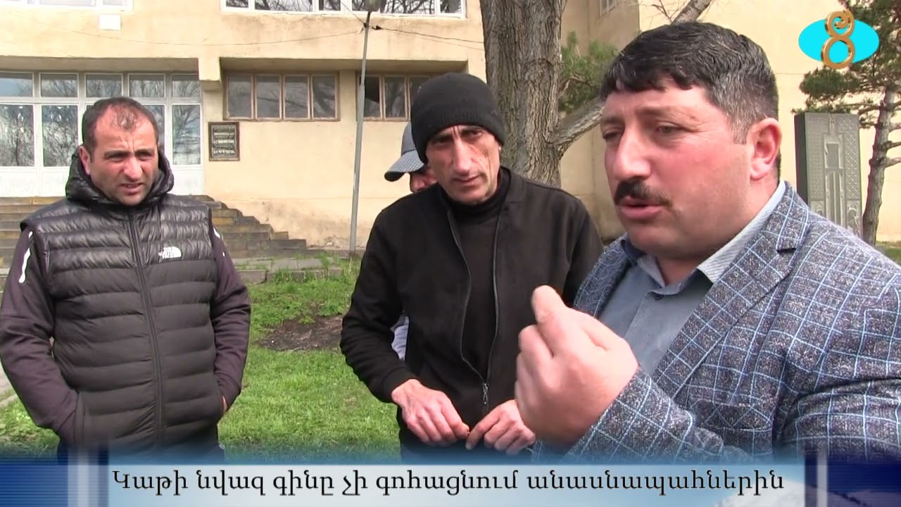 Недовольство животноводов низкой закупочной ценой на молоко.Կաթը էժանացել է` գանձացիները դժգոհում են