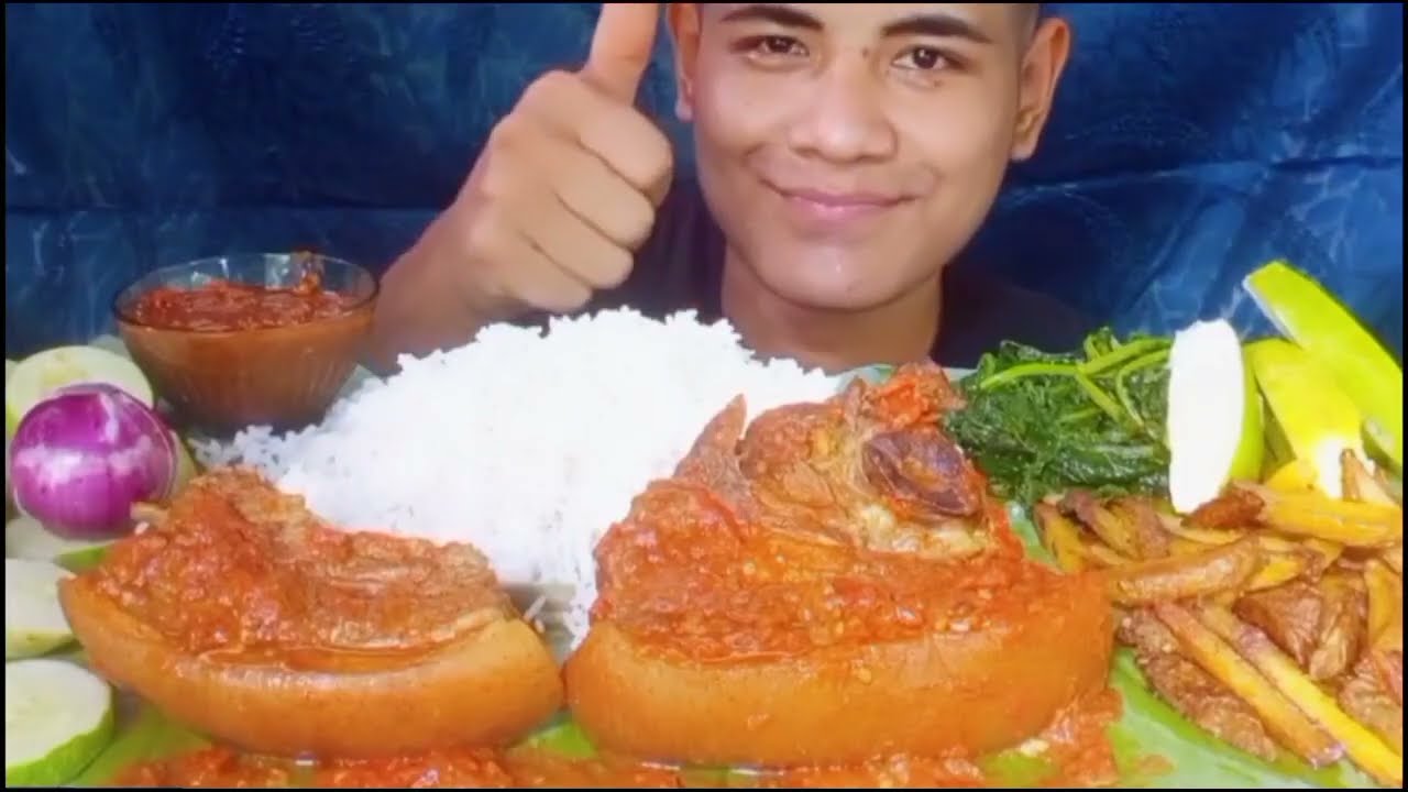 Mukbang Pork belly with different delicious ingredients 😱| North East Mukbang 