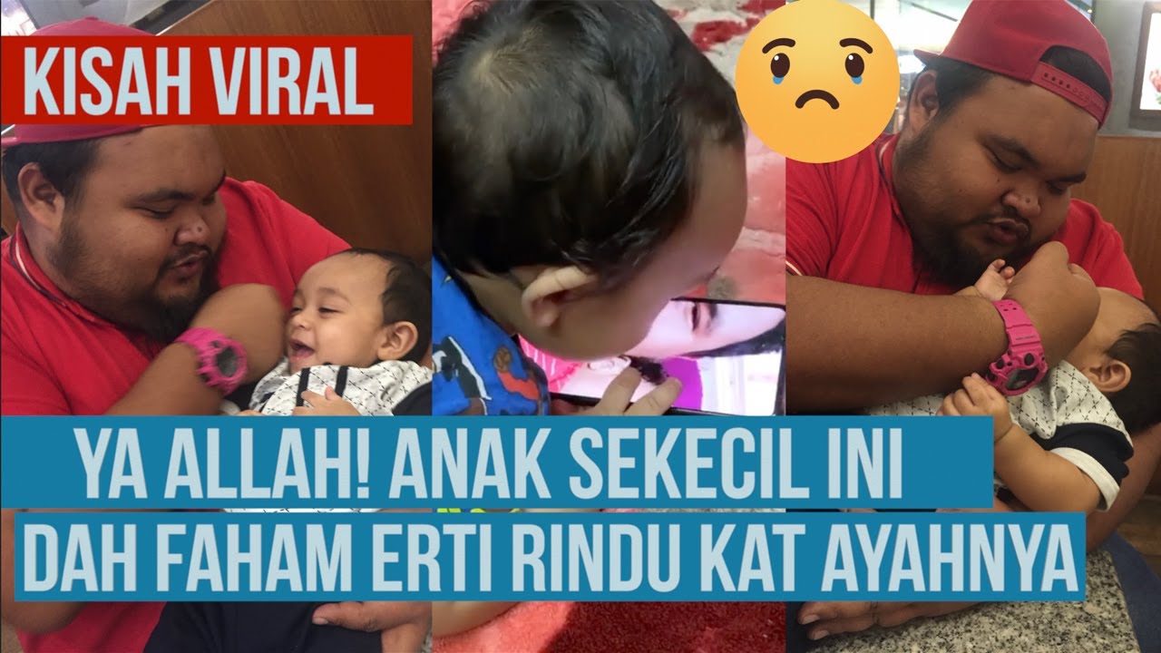 Rindu Ya Amat, Hamzah Cium Gambar Abam di Skrin Telefon. Ini Kisah Hamzah Selepas Kehilangan Bapanya