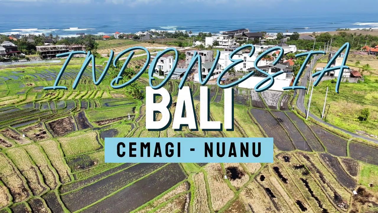 Cemagi & Nuanu Bali | Stunning 4K Drone Shot from Above | Cinematic Aerial View