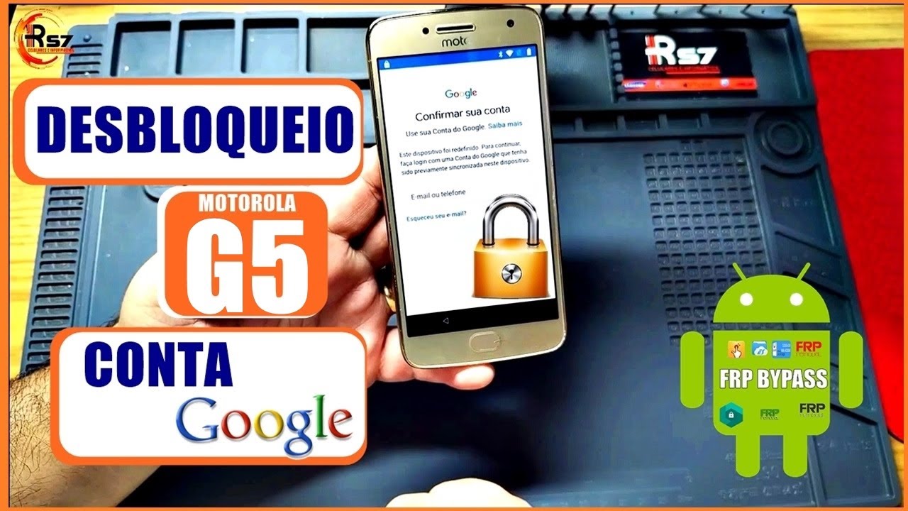 [ATUALIZADO] Desbloqueio Conta Google Moto G5 Android 8.1 Sem PC e Sem Apps
