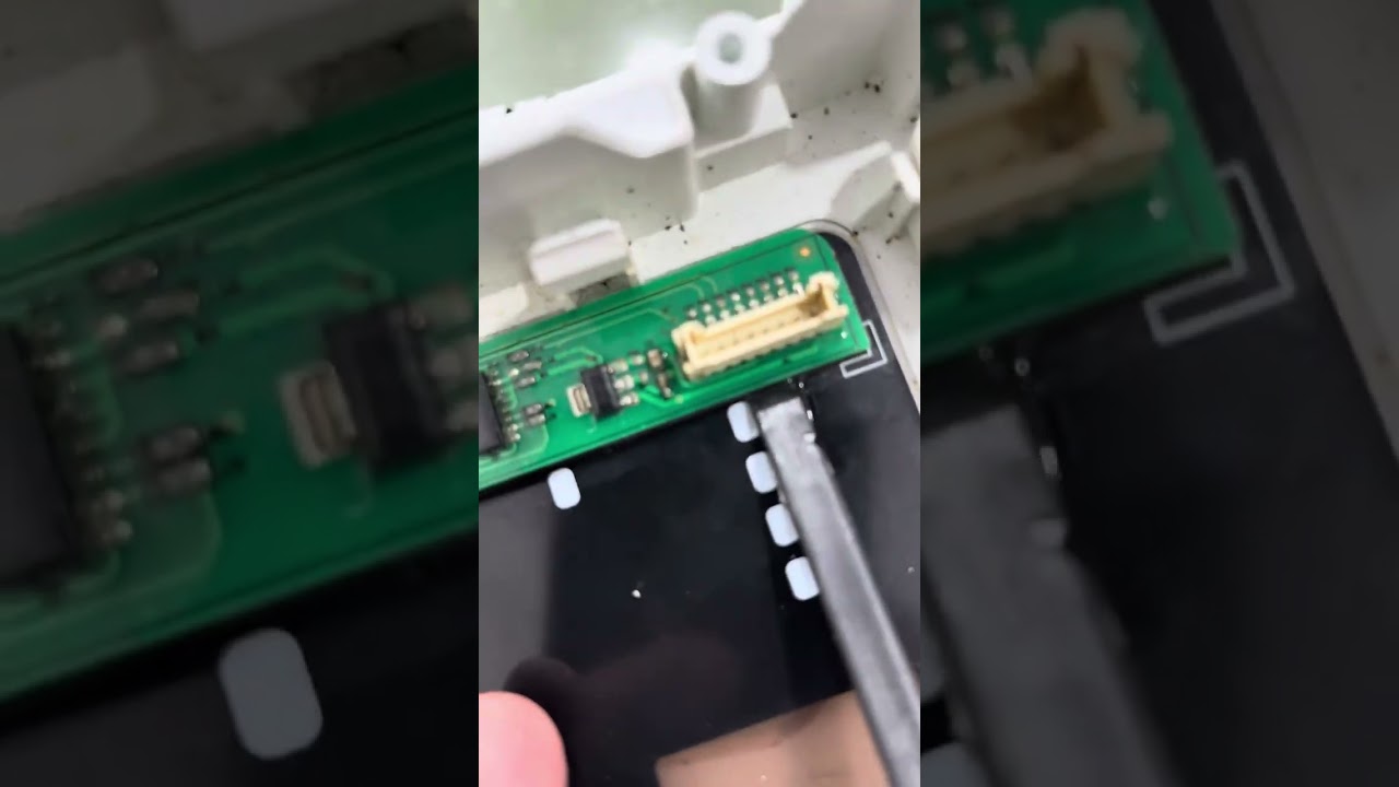Como Remover Placa Touch no DC92-01785A Lava Seca Samsung Touch Inoperante