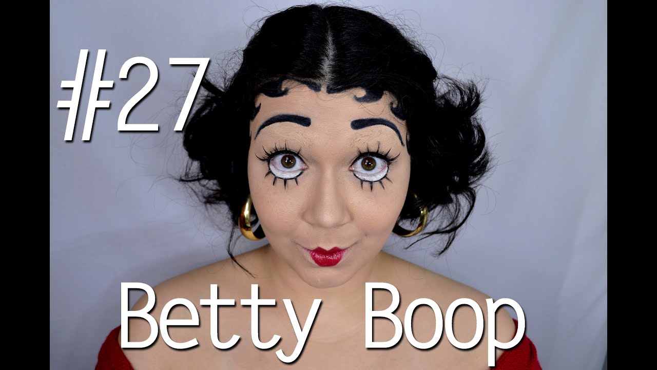 MYF #27 Betty Boop - Como esconder sobrancelhas - Tutorial de maquiagem artística