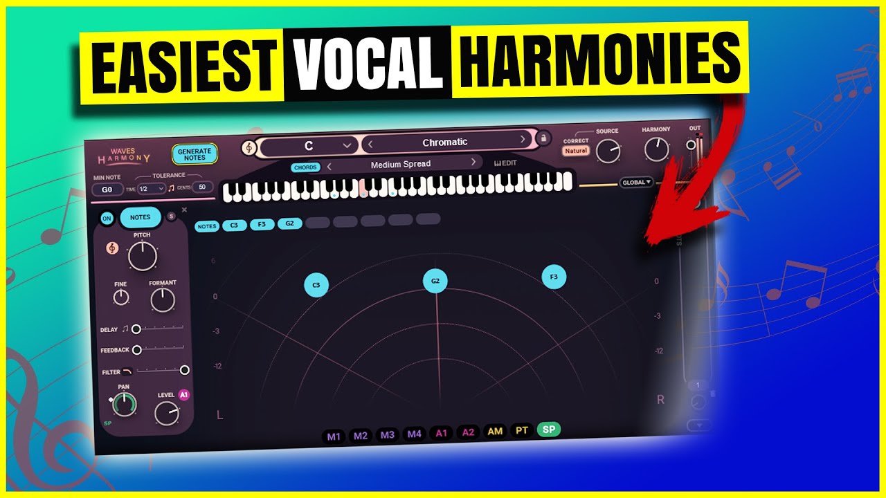 Easy Vocal Harmony Plugin 👉 Waves Harmony Plugin 👌