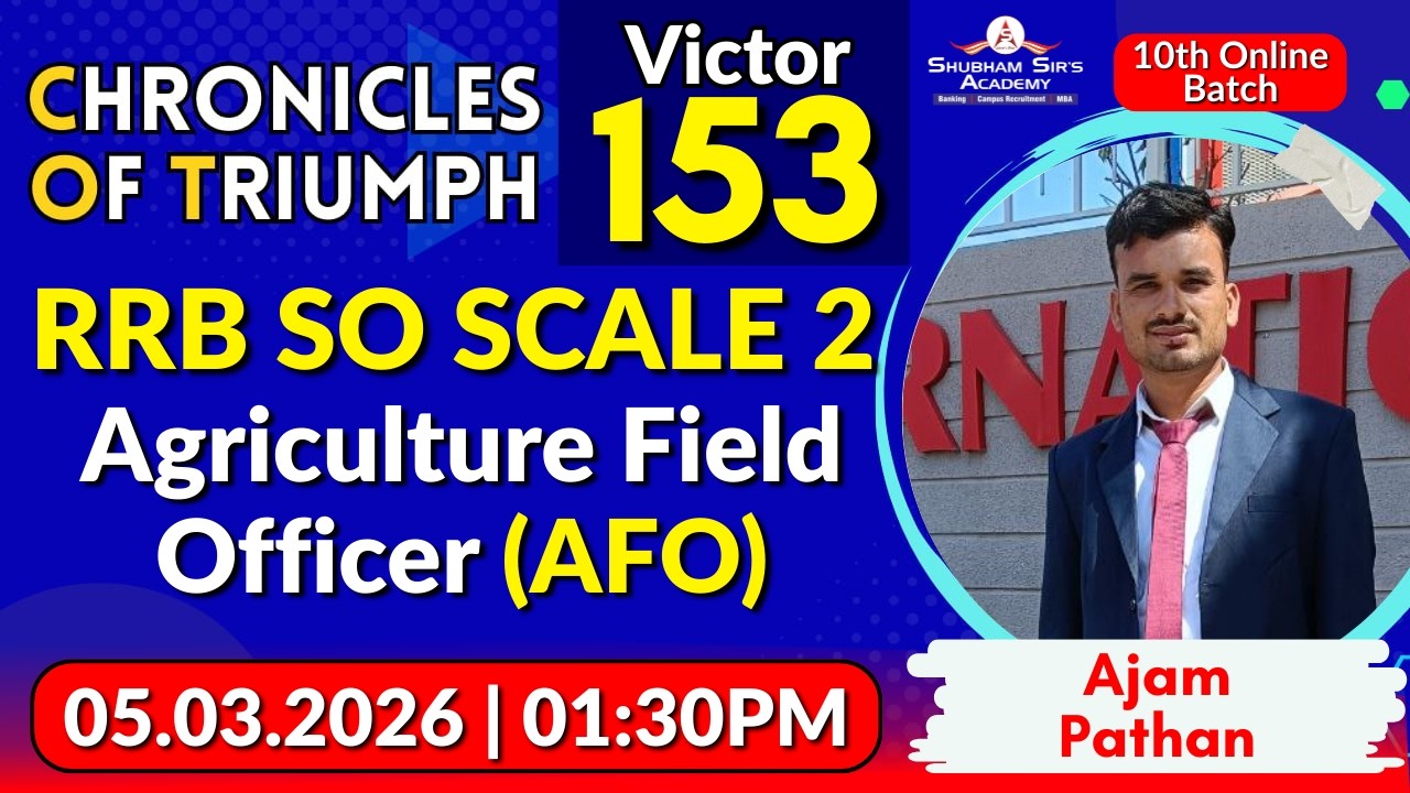 COT Victor 153 | Ajam Pathan’s Journey #Motivation #SSA #banking #officer #success #bankexam