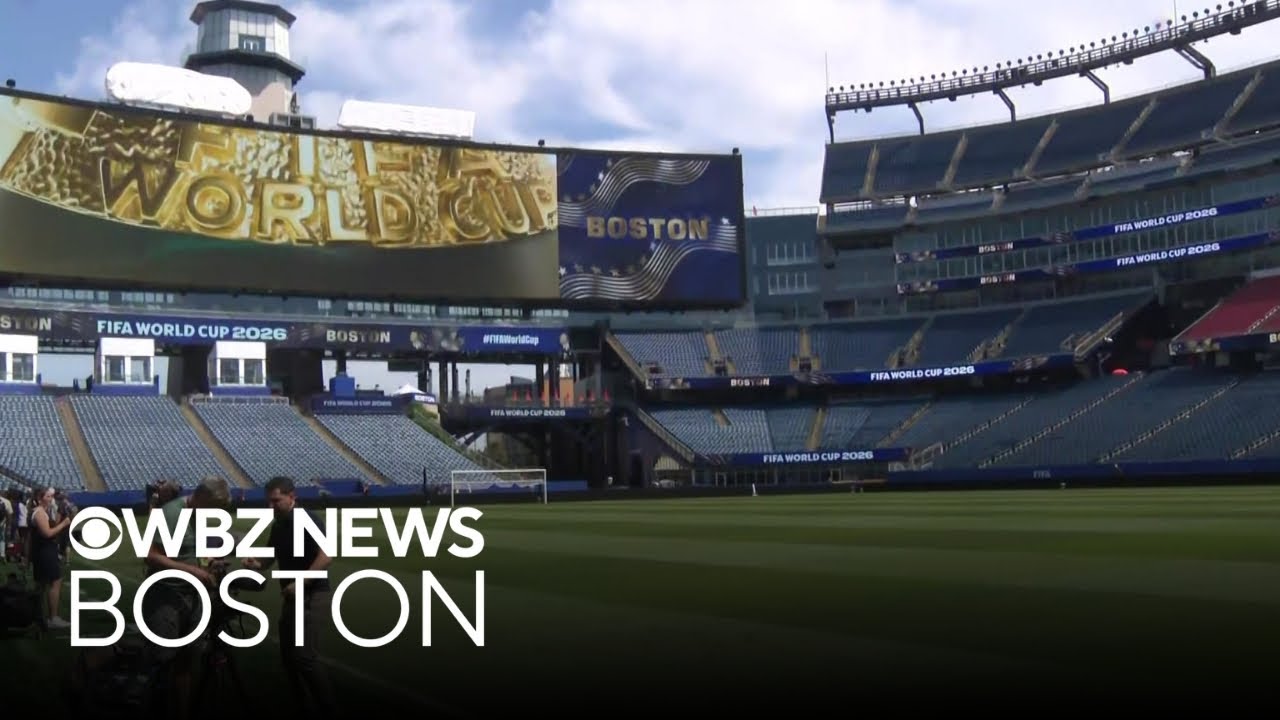 See how Gillette Stadium has been transformed for the FIFA World Cup