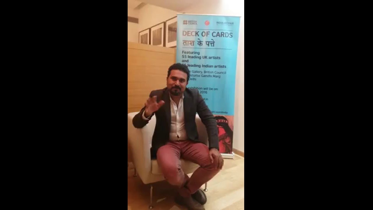Gigi Scaria at the Deck of Cards | Taash ke Patte exhibition