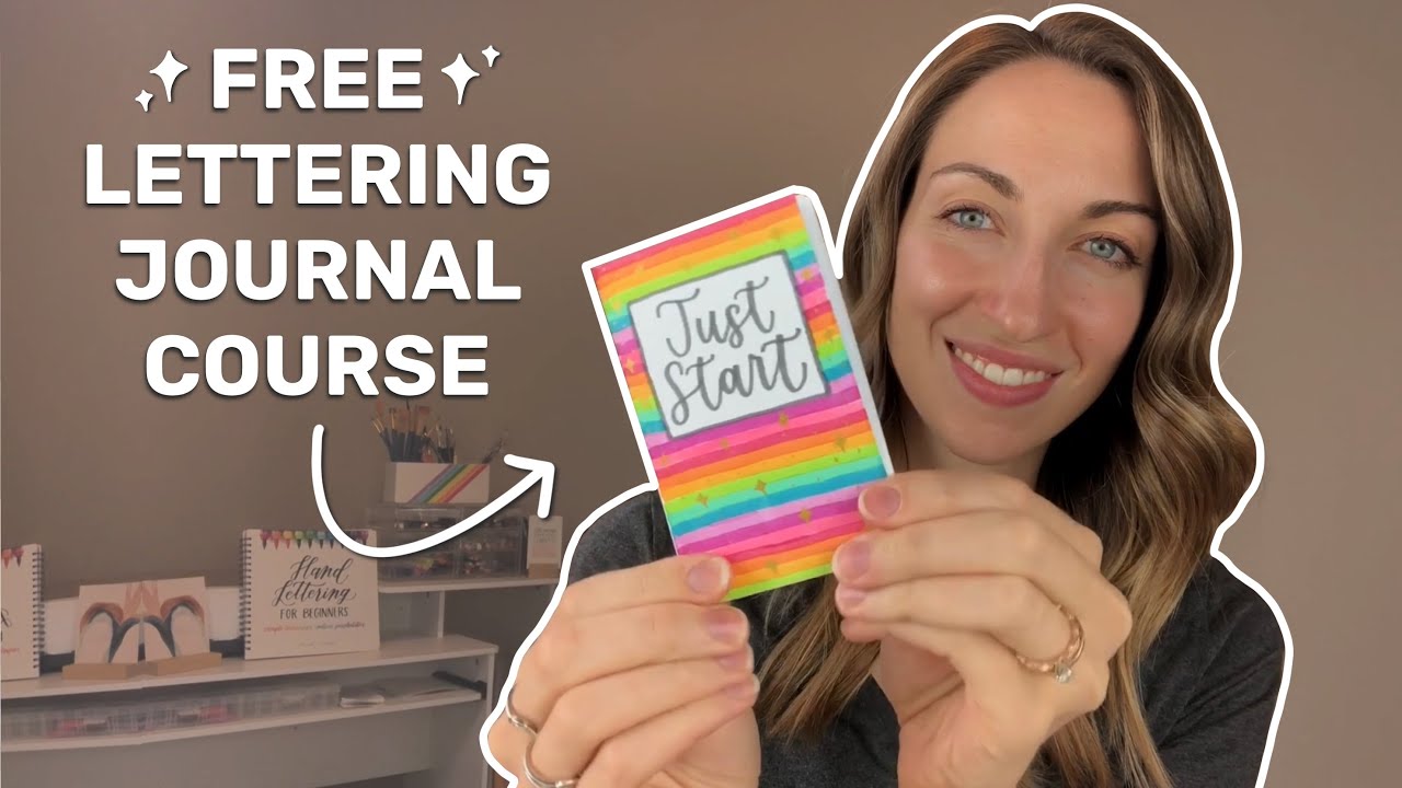 Free Mini Lettering Journal Course | Learn Hand Lettering With Me!