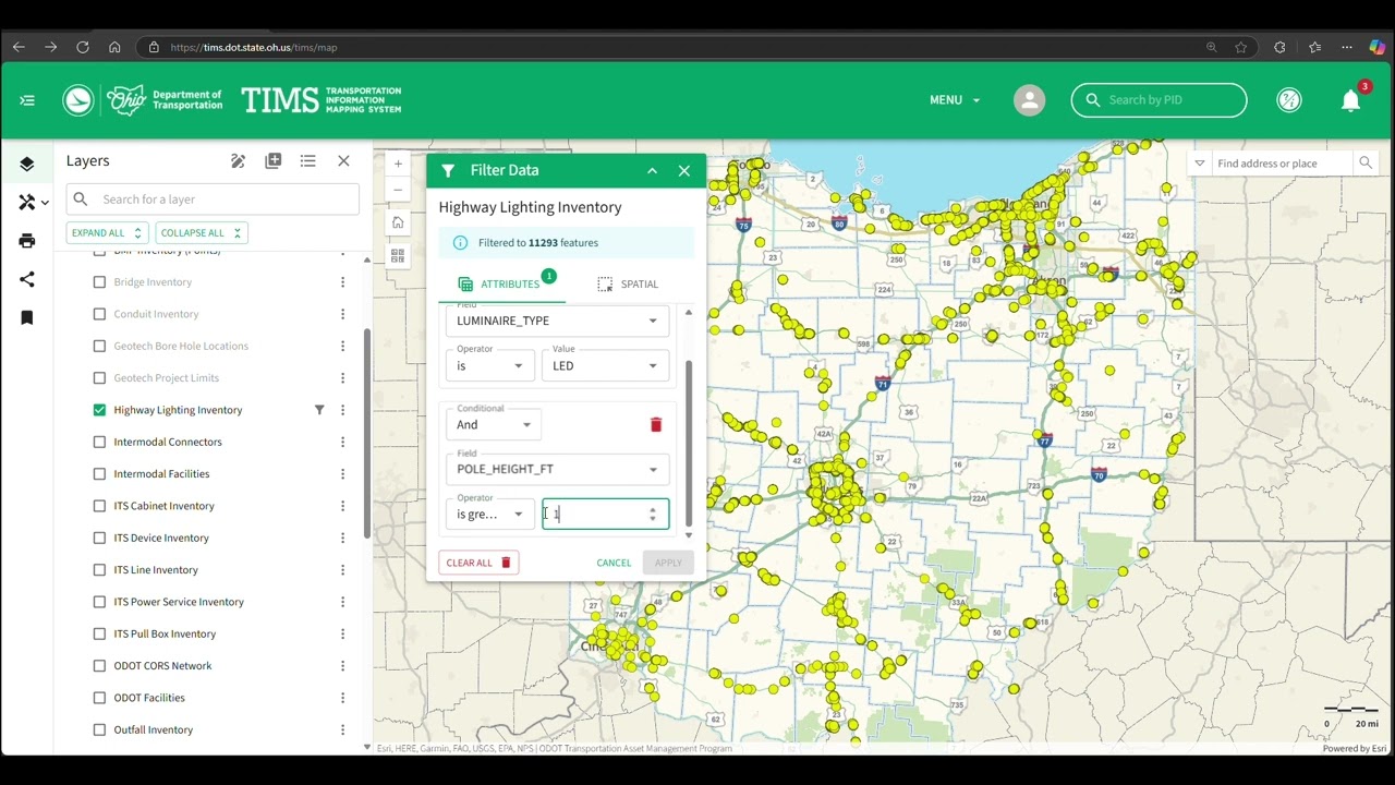 TIMS Training | Filter Data Tool