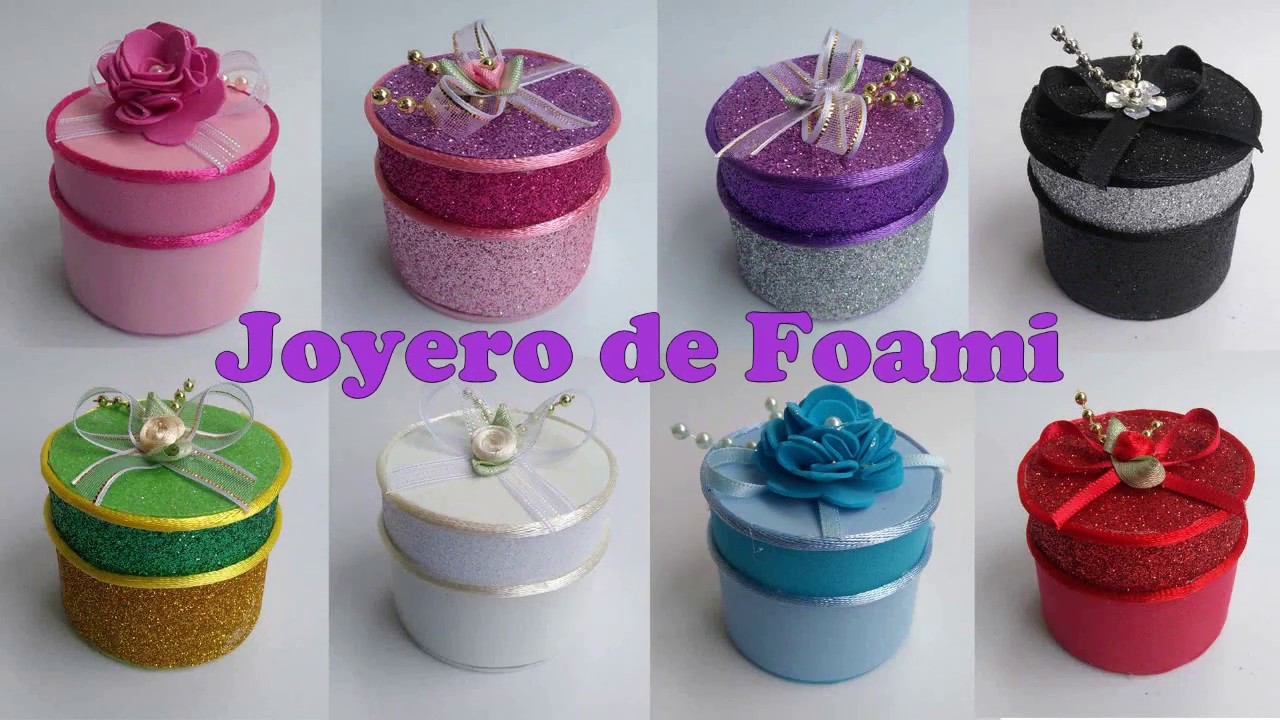 Cómo Realizar un Joyero de Foami (REGALO PARA MAMÁ)