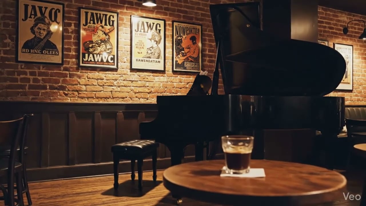 Late Evening Jazz ☕ Cozy Coffee Shop Ambience